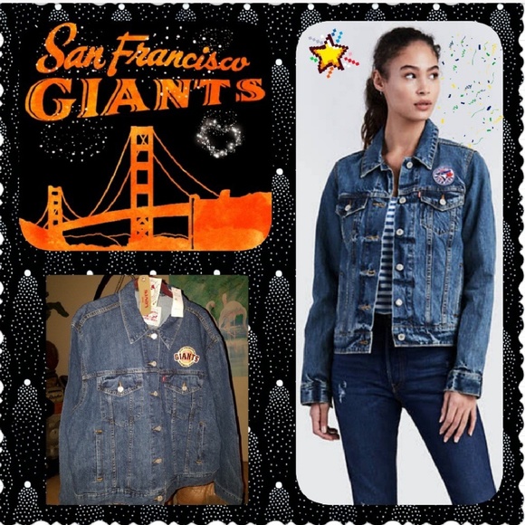Levi's SF Giant's Patch Trucker Denim Jacket